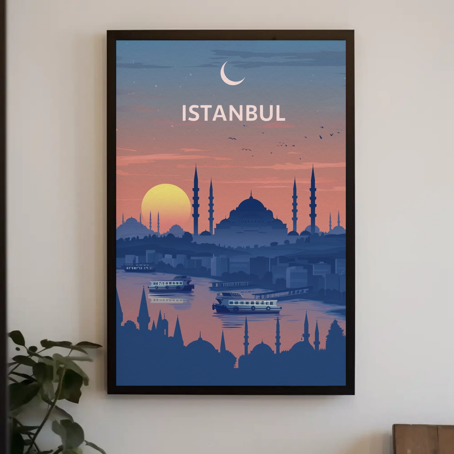 Istanbul: Sunset & Mosques Poster