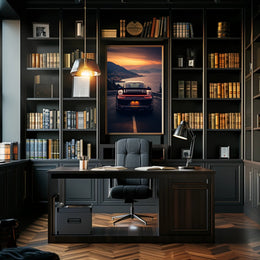 Coastal Drive at Sunset Poster PosterGoat