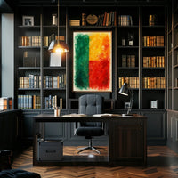 Vibrant Abstract Composition Abstract Poster