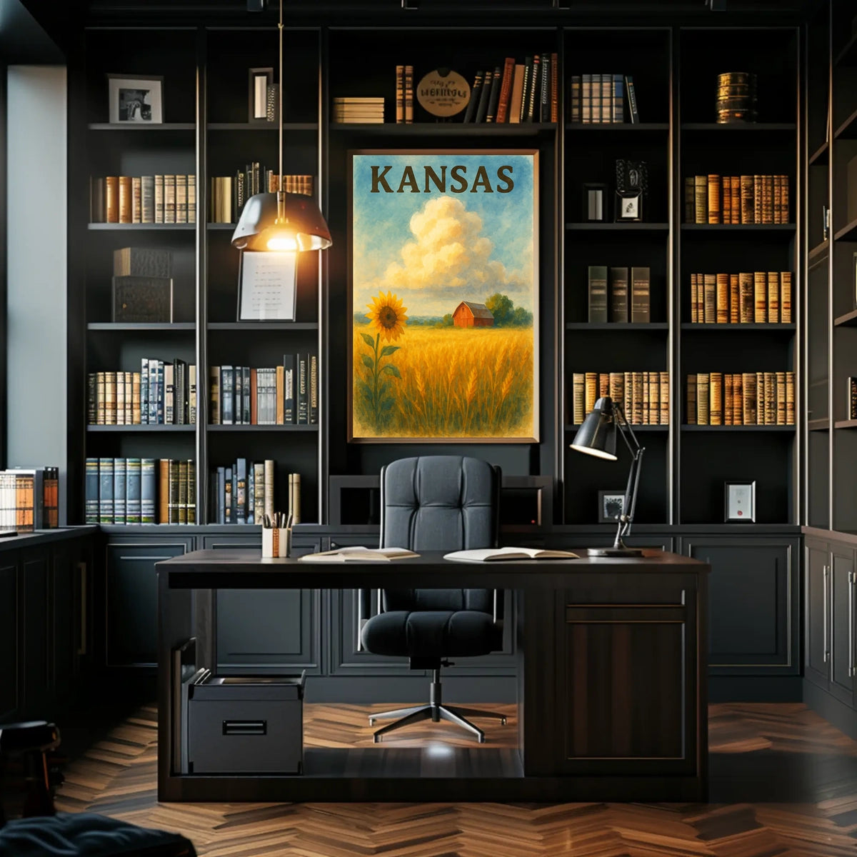 Kansas Landscape Poster