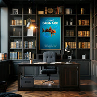 Flying Gurnard Exotic Sea Creature Poster PosterGoat
