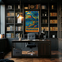 Vibrant Nicaragua Poster