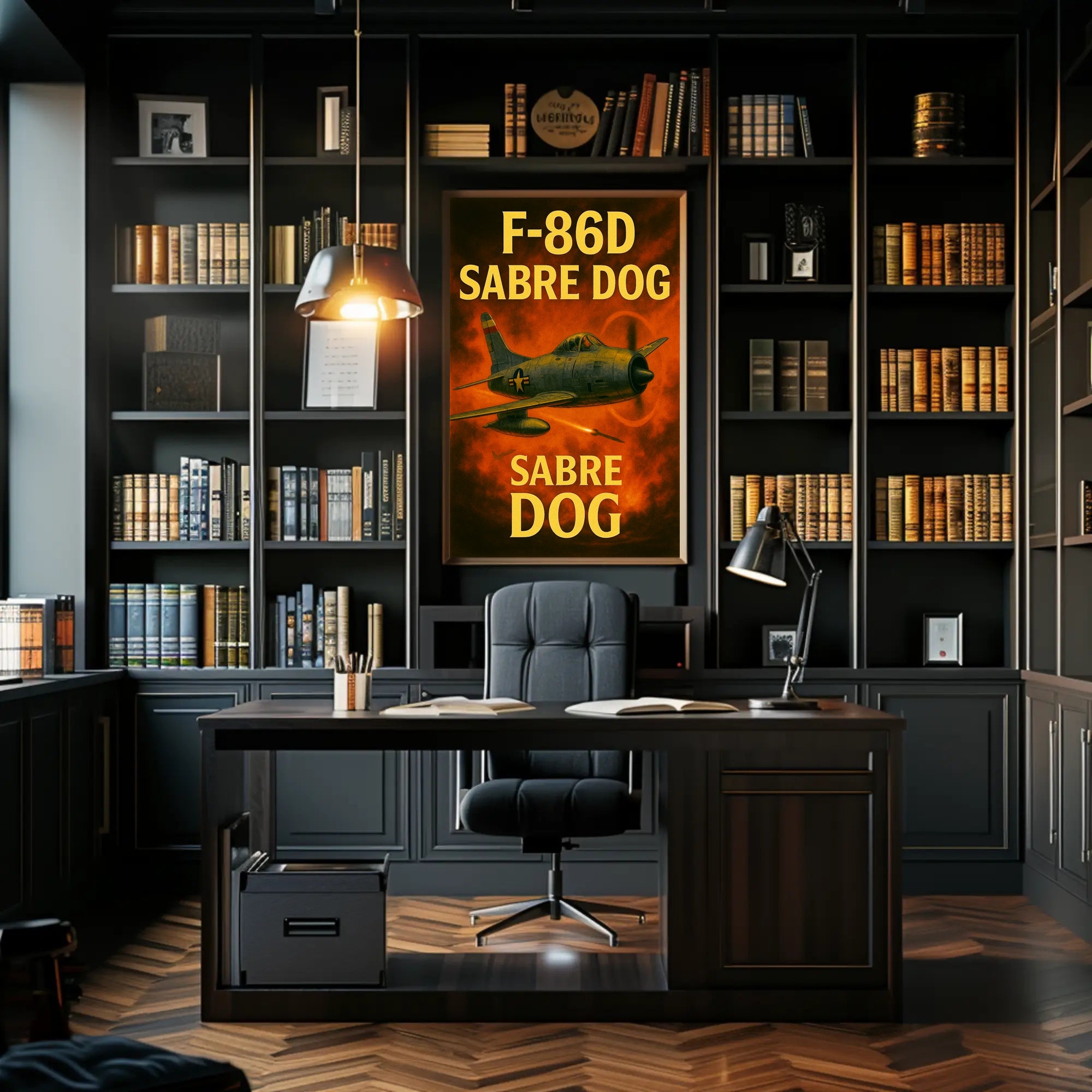F-86D Sabre Dog Poster PosterGoat