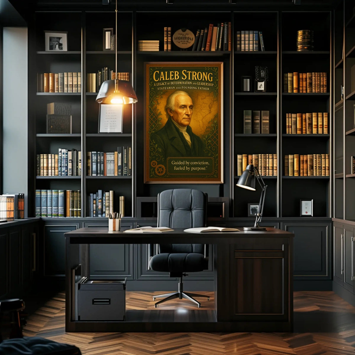Caleb Strong A Legacy of Determination Poster
