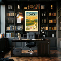 Iowa Land of Endless Horizons Poster