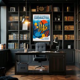 Discover the Charm of the Cardinalfish Poster PosterGoat
