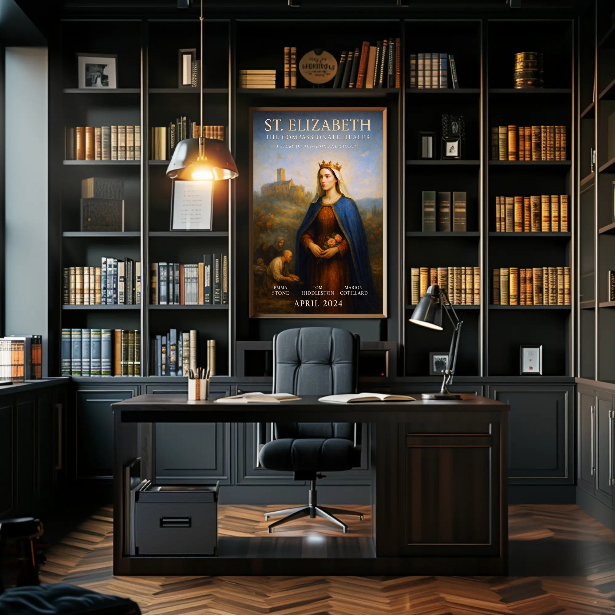 St. Elizabeth The Compassionate Healer Poster PosterGoat