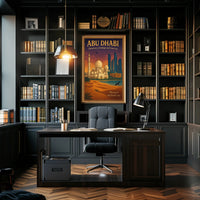 Abu Dhabi Cultural Harmony Travel Poster