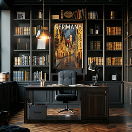 Charming Streets of Germany Poster