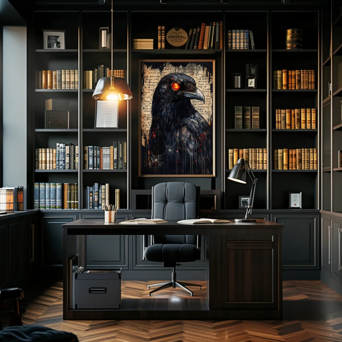 Mystical Raven Artwork for Animal Poster