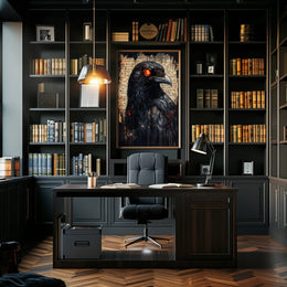 Mystical Raven Artwork for Animal Poster