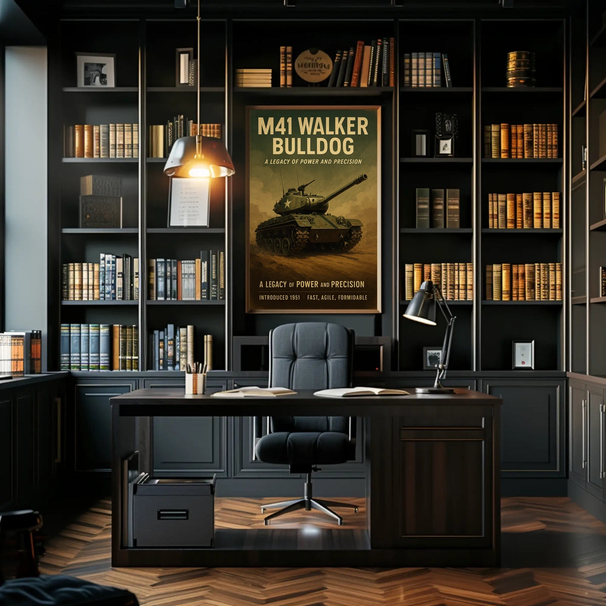 M41 Walker Bulldog A Legacy of Power and Precision Poster