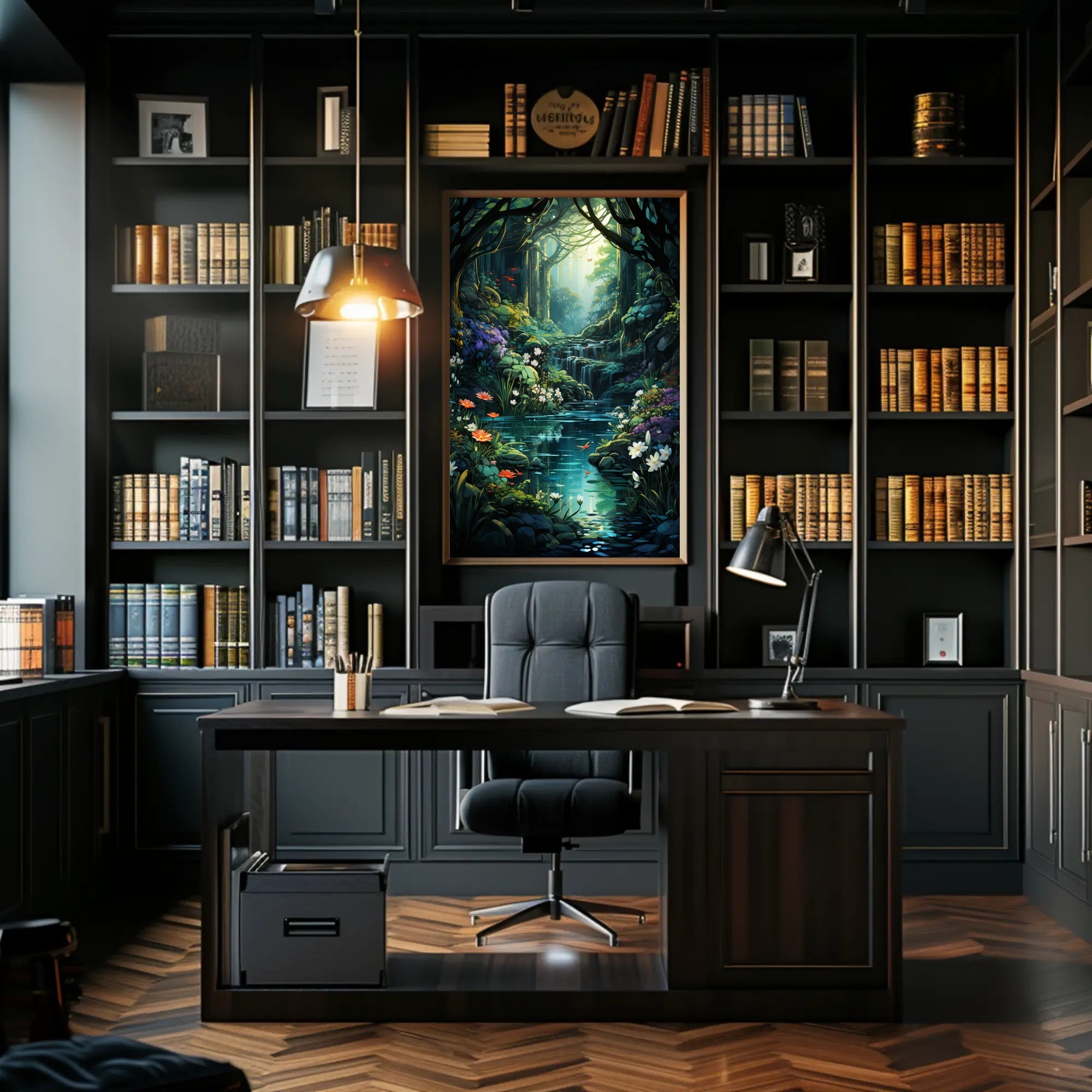 Enchanted Forest Oasis Poster