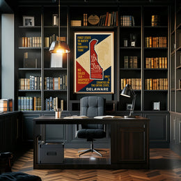 Delaware Constitution Ratification Poster PosterGoat