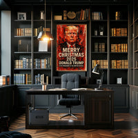 Donald Trump Christmas Holiday 2025 Political Poster
