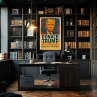 Trump as 47th President: Patriotic Political Poster