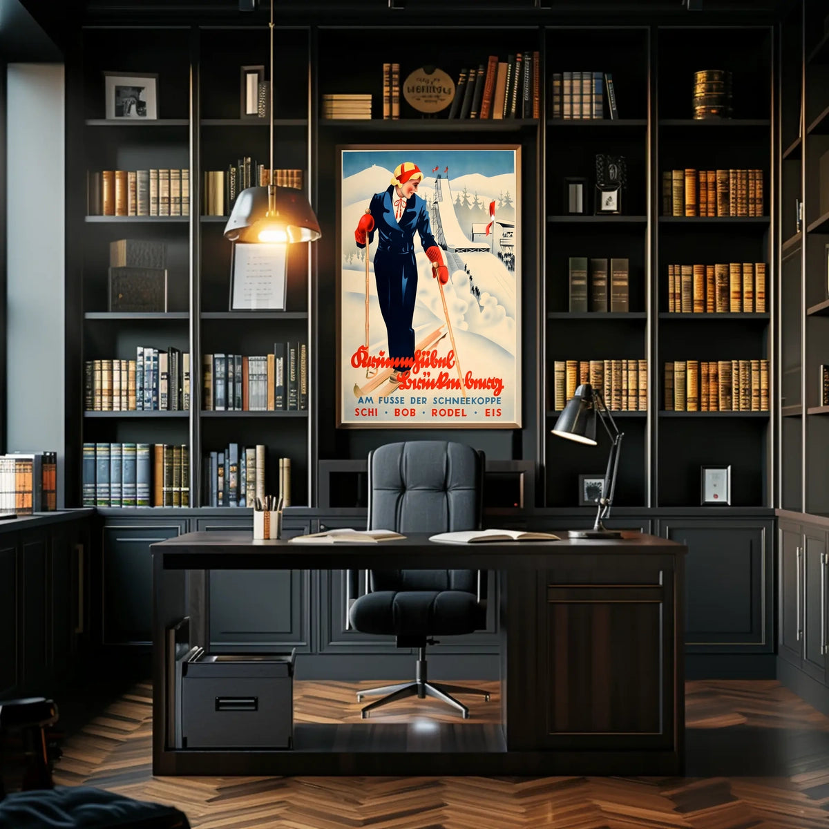 Winter Sports At The Foot Of The Poster