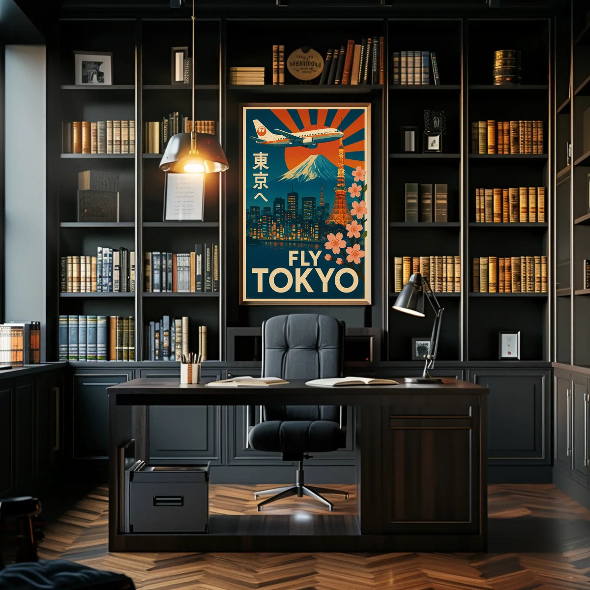 Tokyo Vintage Travel Advertisement Poster