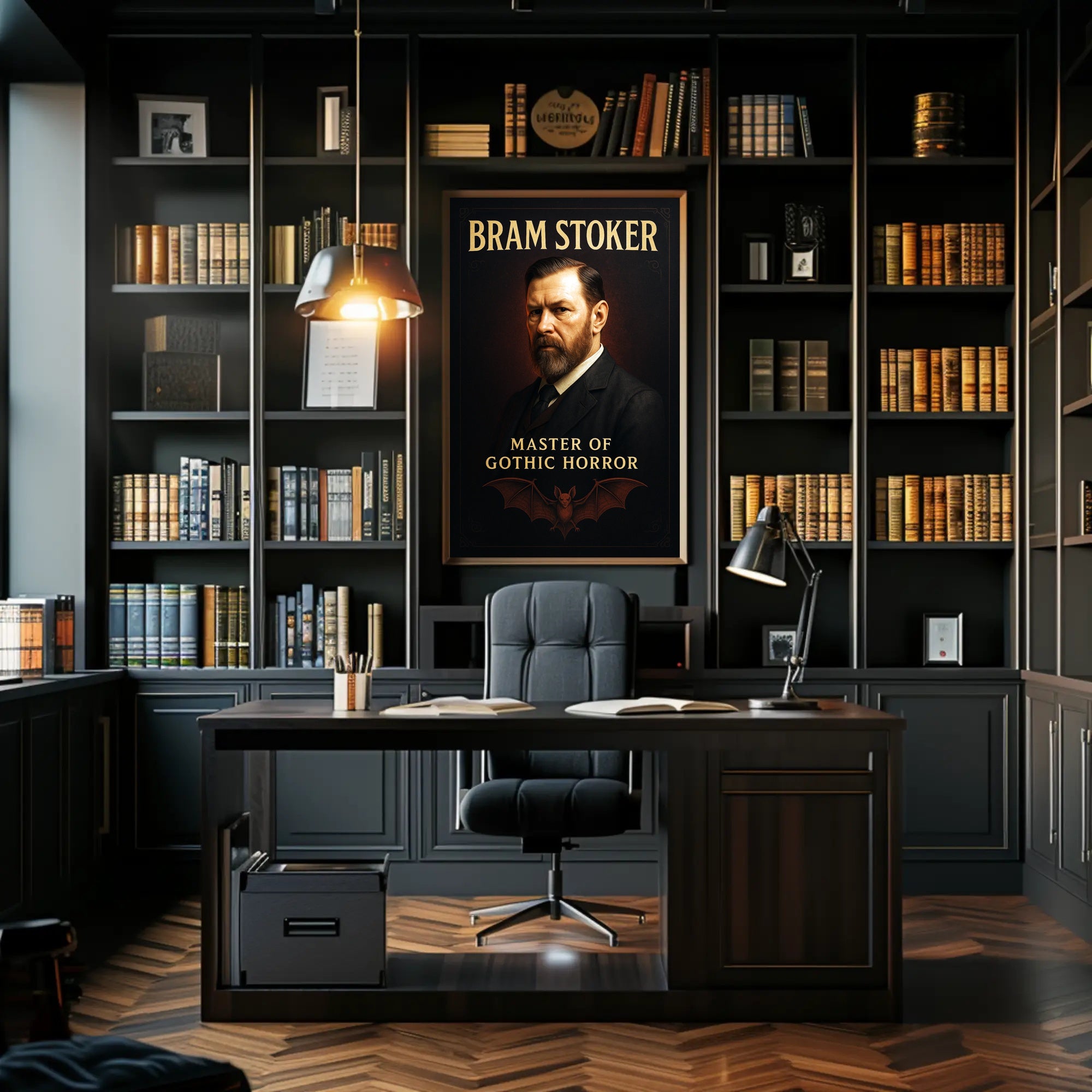 Bram Stoker Master of Gothic Horror Poster