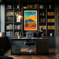 El Paso, TX Sun City Poster