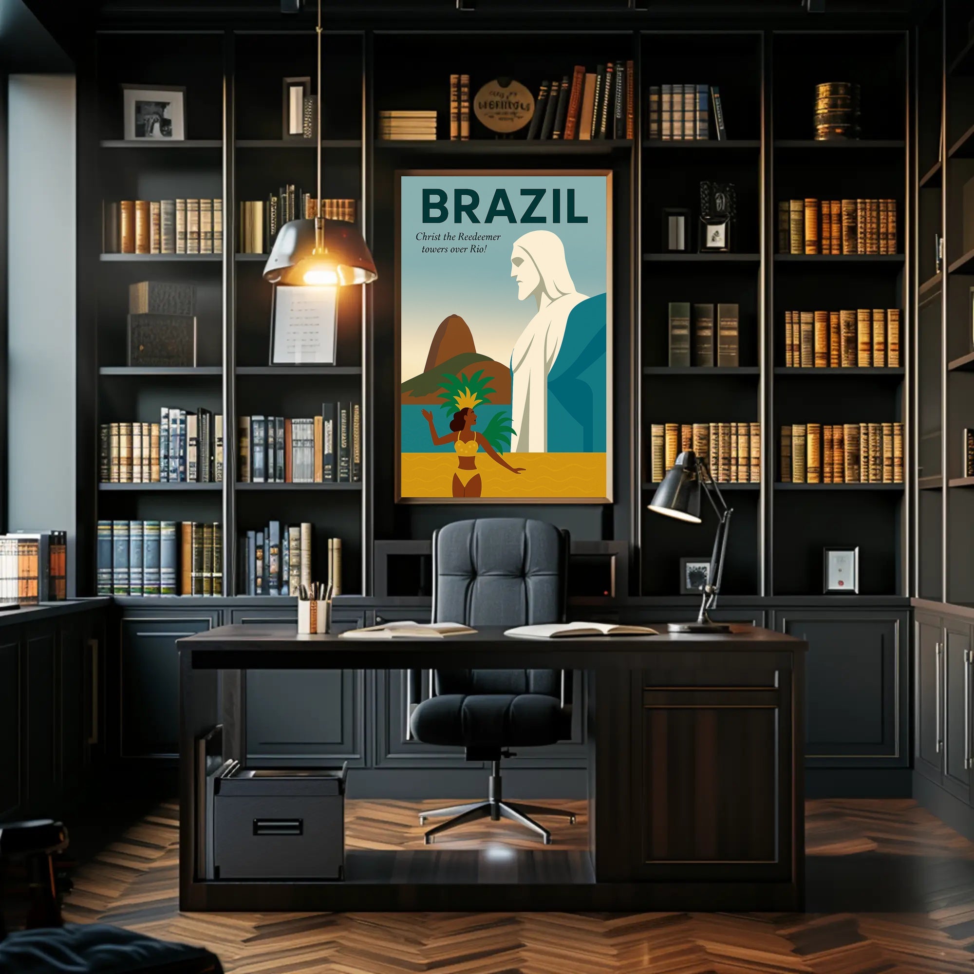 Christ the Redeemer Over Rio Poster PosterGoat