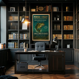 Power and Fight The Smallmouth Bass Way Poster