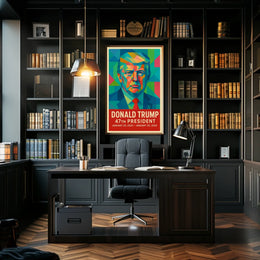 Donald Trump Vibrant Leadership Reimagined Poster