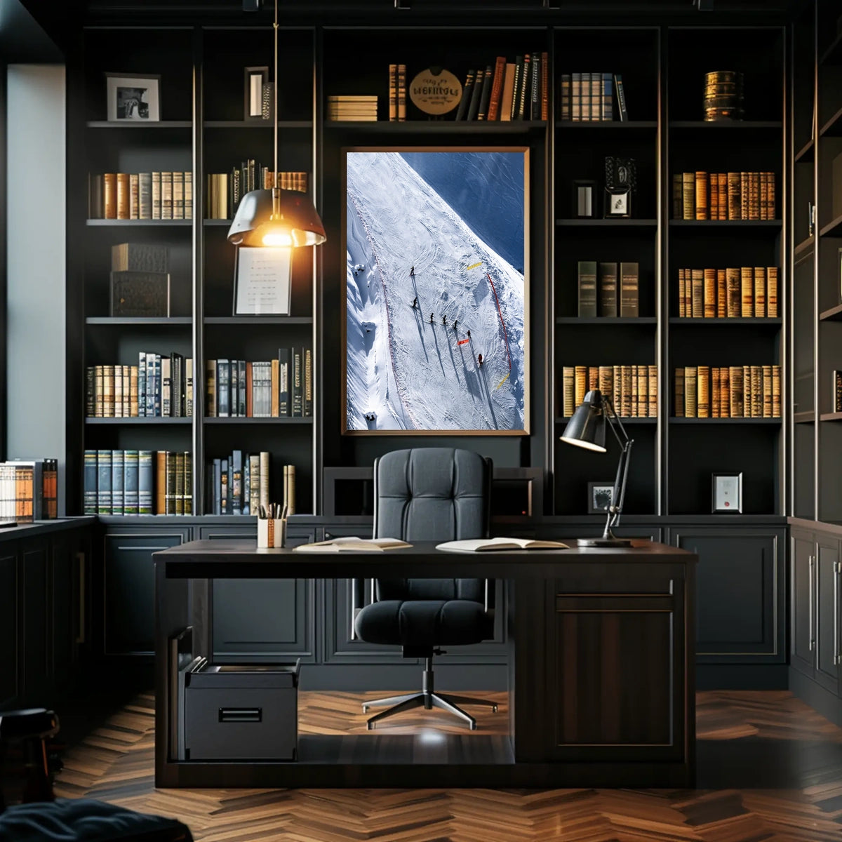 Winter Adventure On The Slopes Poster