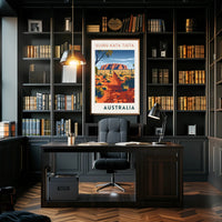 Uluru Outback Adventure Artwork National Park Poster