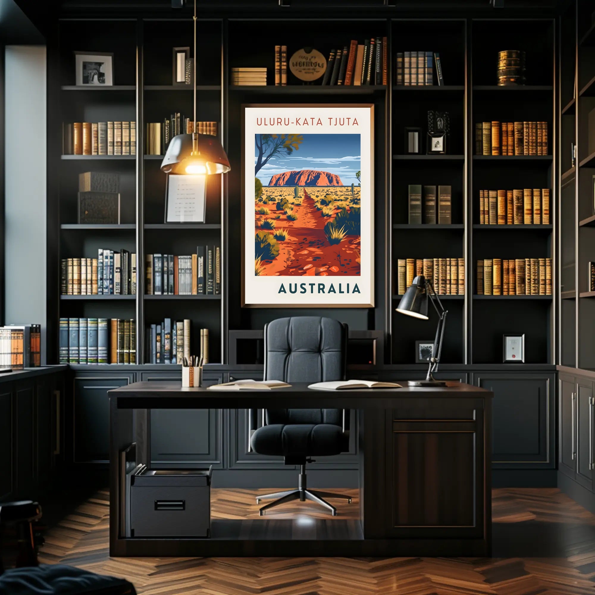 Uluru Outback Adventure Artwork National Park Poster
