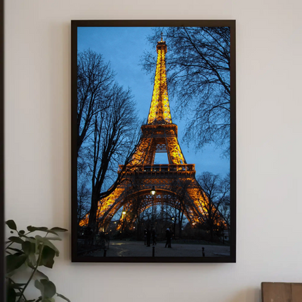 Vintage Poster Eiffel Tower Paris