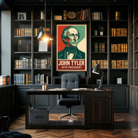John Tyler 10th President Heritage Oil Painting Poster