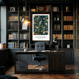 William Morris Exhibition Peacock Heritage Cultural or Heritage Poster