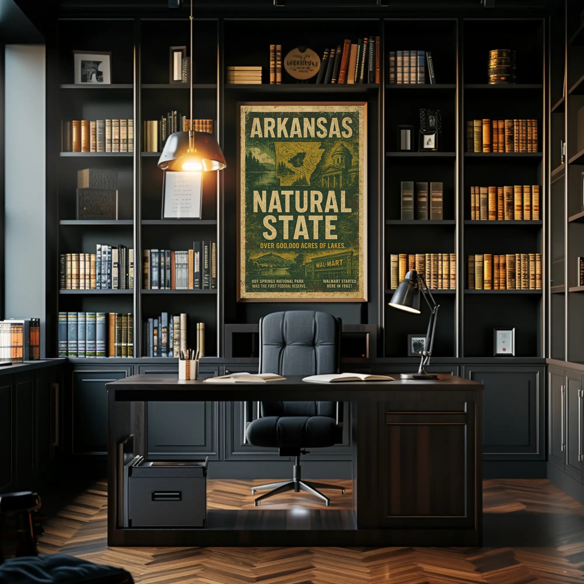 Arkansas The Natural State Poster