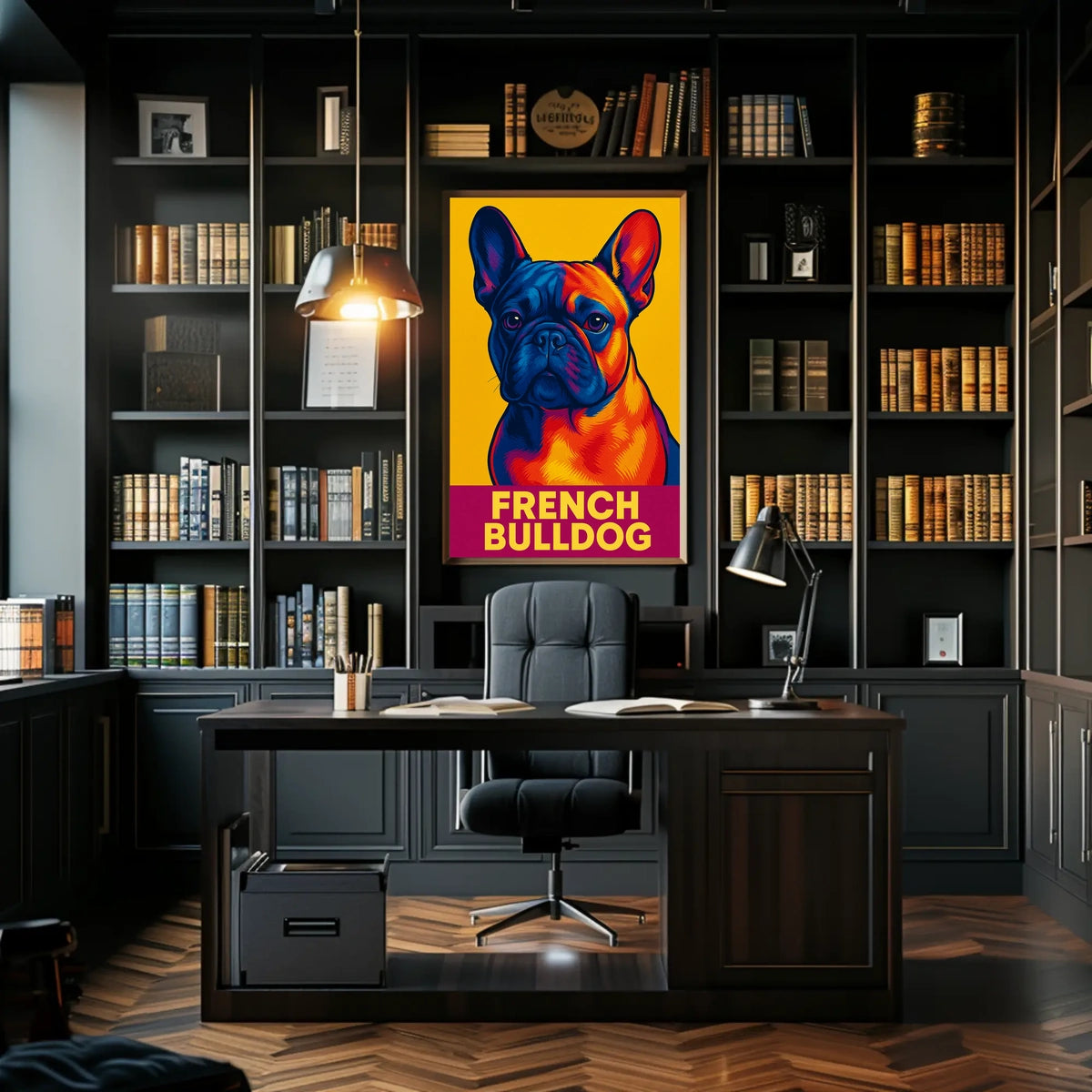 French Bulldog Pop Art Poster