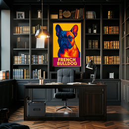 French Bulldog Pop Art Poster