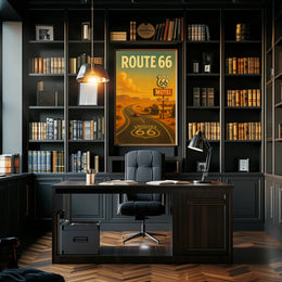 Route 66 Adventure Poster