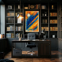 Celestial Burst Poster
