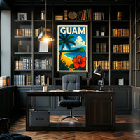 Tropical Escape to Guam Poster