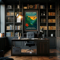 American Samoa Travel Adventures National Park Poster