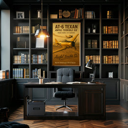North American AT-6 Texan WWII Aircraft Heritage Poster