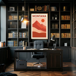 Montana Landscape Poster