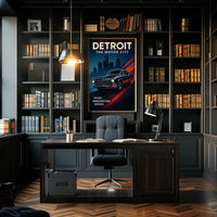 Detroit The Motor City Poster