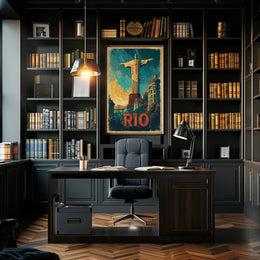 Rio de Janeiro Iconic Landmarks Poster
