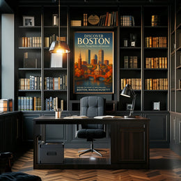 Discover Boston Poster