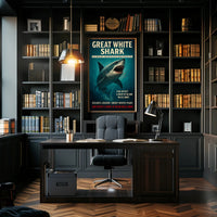 Great White Shark – Ocean's Legend Poster PosterGoat