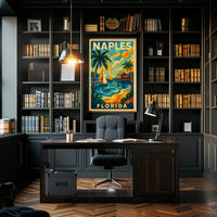 Naples Florida A Tropical Paradise Poster Wall Art