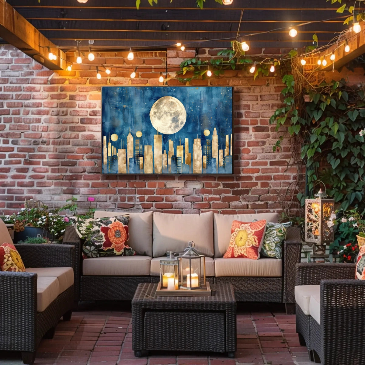 Celestial Skyline Poster