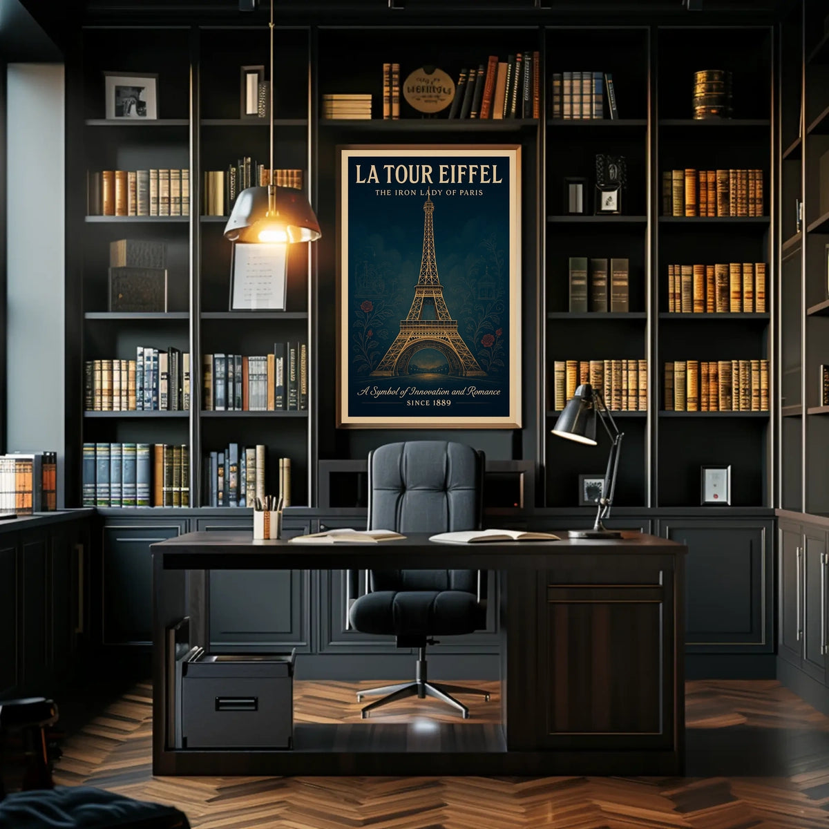 La Tour Eiffel The Iron Lady Of Paris Poster