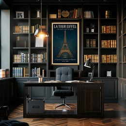 La Tour Eiffel The Iron Lady Of Paris Poster